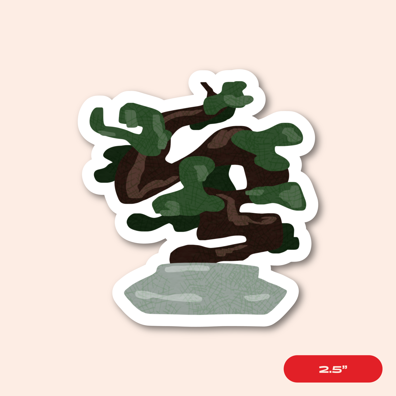 bonsai sticker   looky!