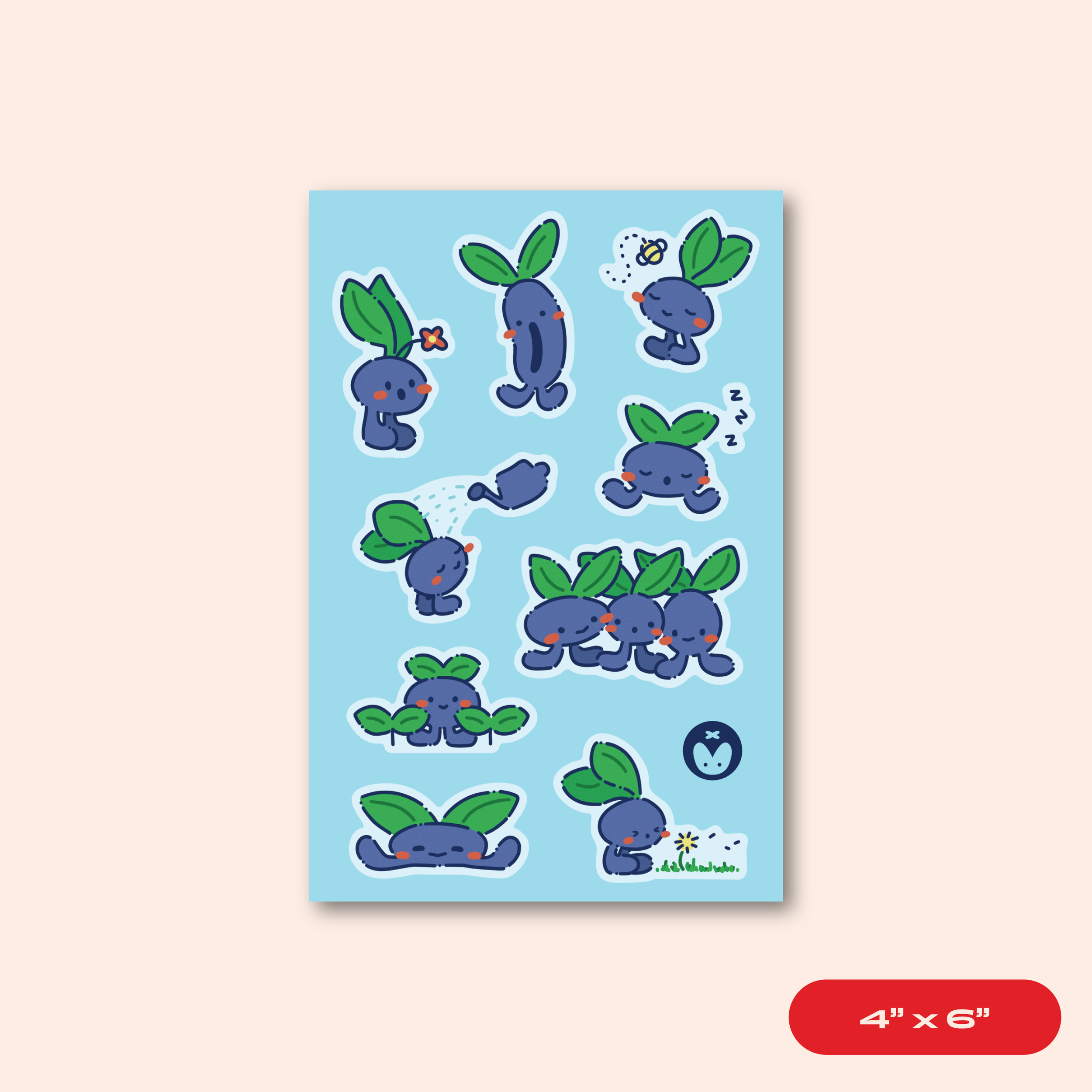 oddish sticker sheet 🌱