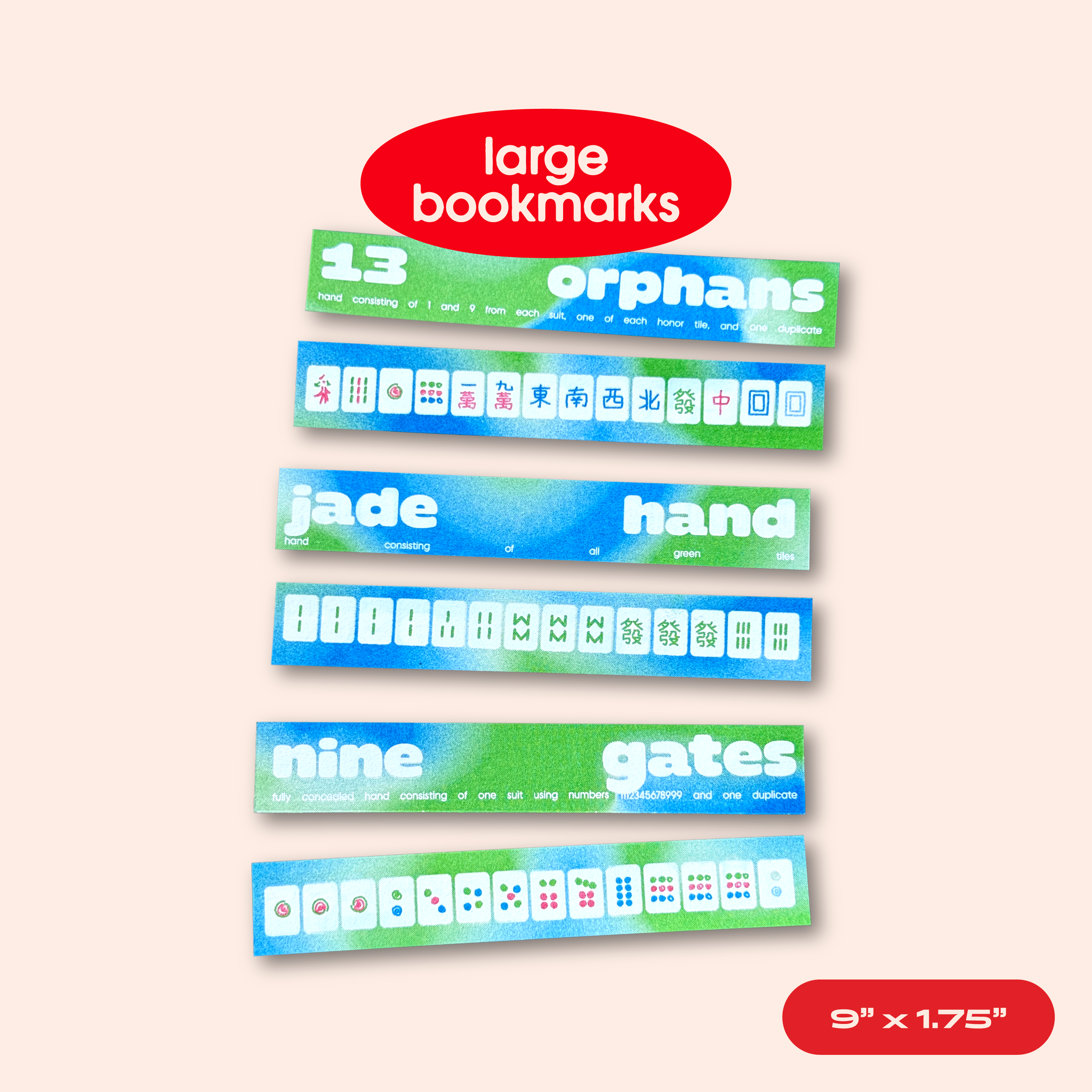 mahjong hands bookmark 🀄️