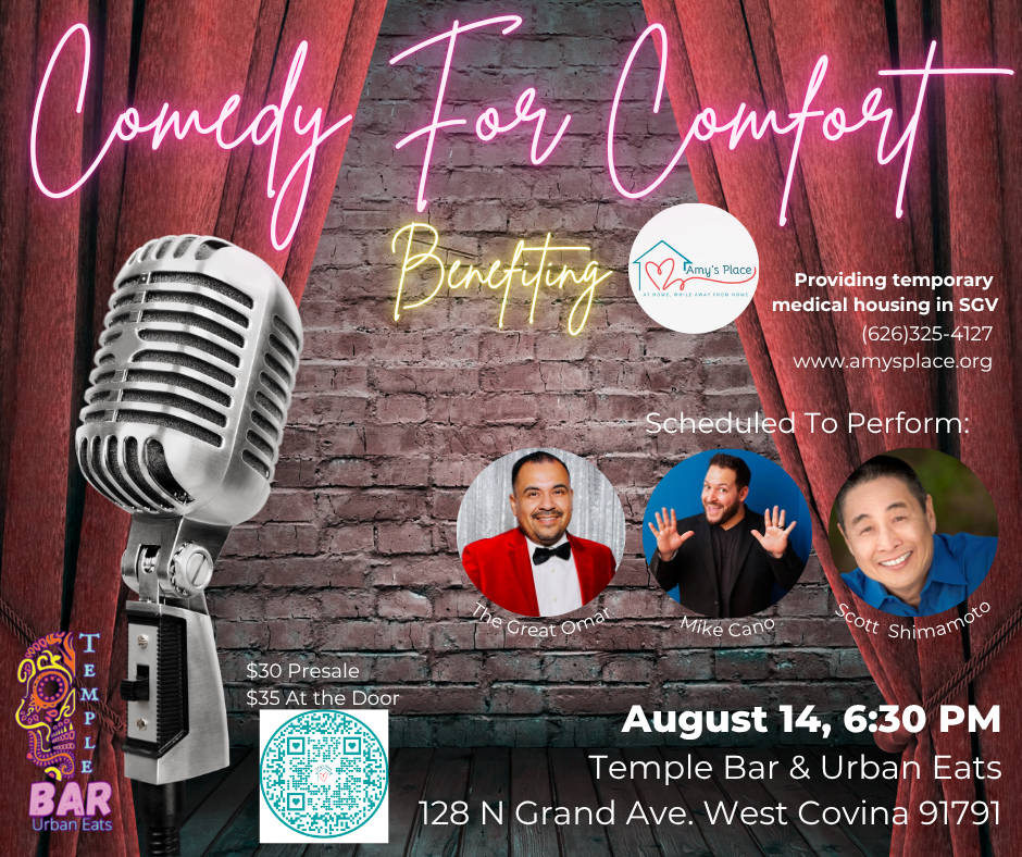 Video from Comedy for Comfort Benefitting Amy’s Place!