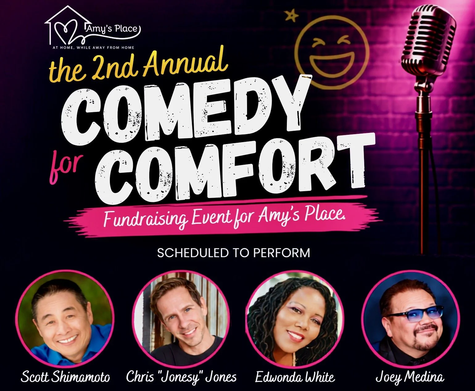 2ND ANNUAL COMEDY FOR COMFORT 10/29/26