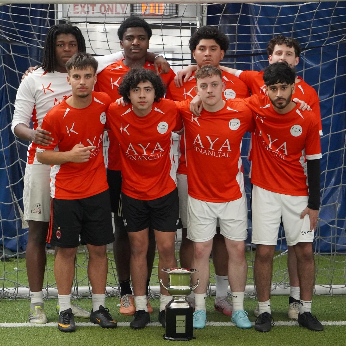 Congrats to RC FC on ending the league as undefeated champs 🏆
The only team to do this was non other than Immigrants FC
Head over to hadafsports.com/shop to register your team for the upcoming season ⚽️🏟️
Thank you Aya Financial (ayafinancial.co