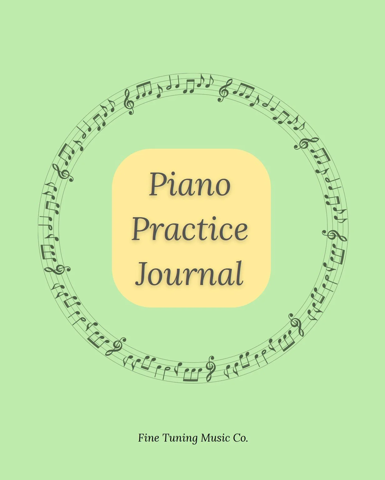 Piano Practice Journal