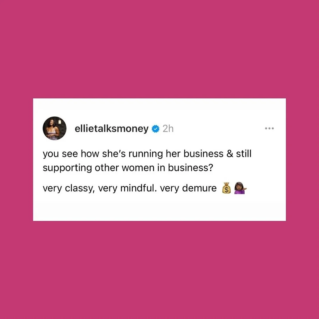 @ellietalksmoney 👏 UH HUH HONEY ✨🩷 #entrepreneur #womaninbusiness #momownedbusiness #womanowned