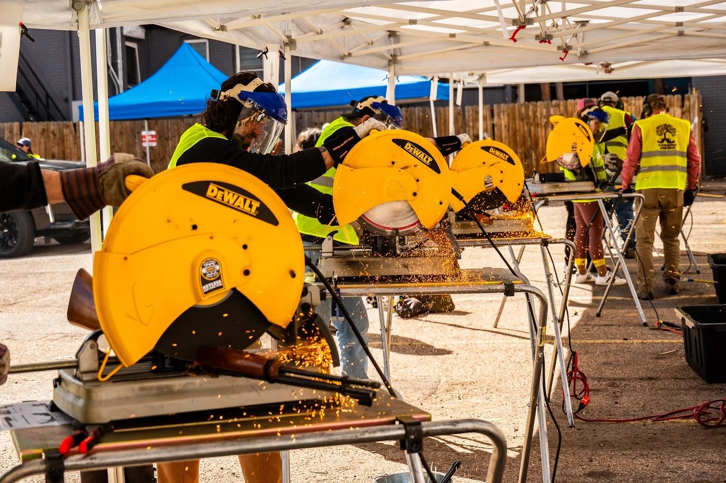 On March 22nd, we hosted our second firearm safe surrender event at @denverchurchorg &mdash; What a day! 37 firearms were turned in and destroyed, and we had 53 volunteers on hand from all over the metro area (and as far away as Summit County), repre