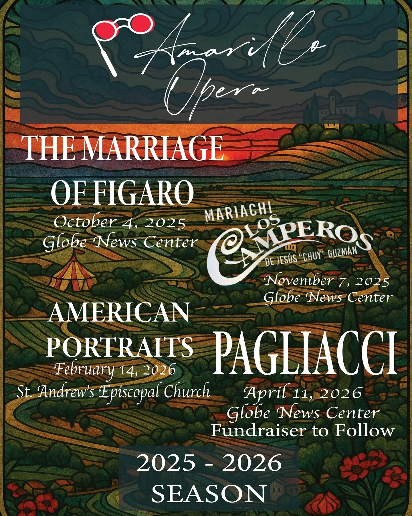Season Packages are now available! Call the office at 806.372.7464 to reserve your season of opera!