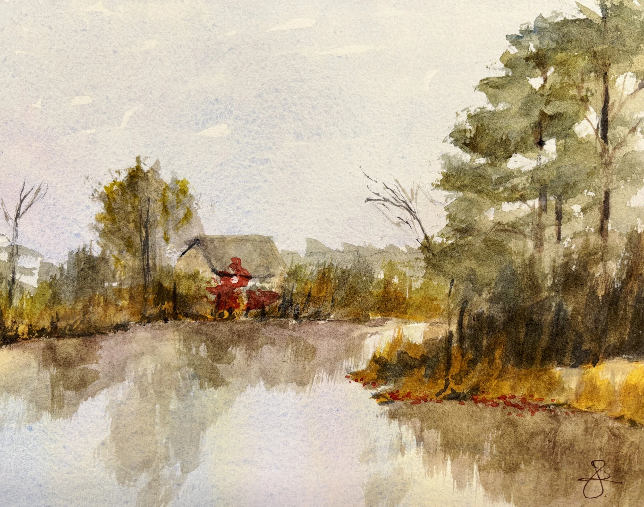 Cranberry Pond - Watercolor