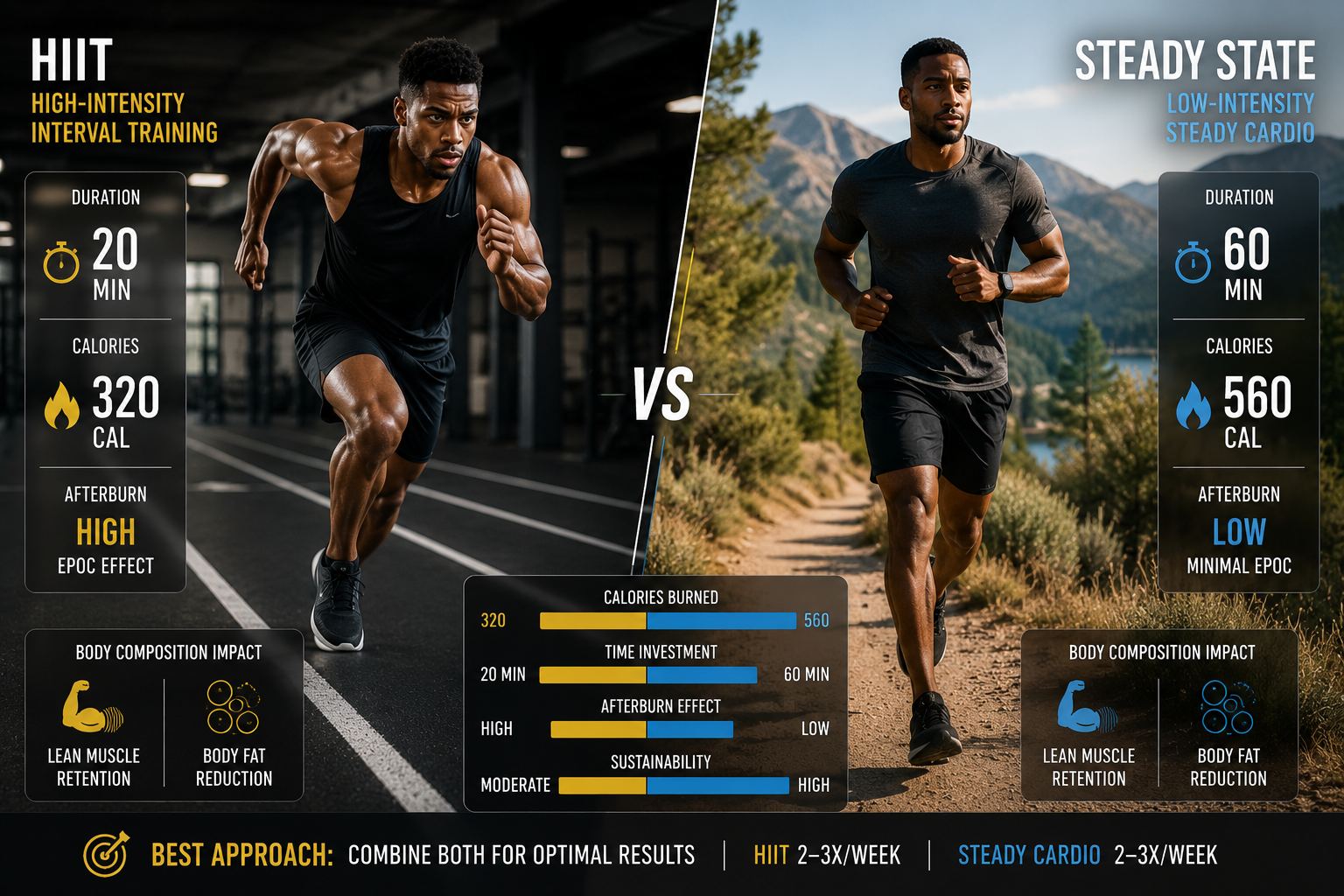 HIIT vs Running for Fat Loss: Which One Saves More Time and Burns More Fat?