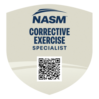 NASM Corrective Exercise Specialist certification for posture, movement assessment, and injury prevention