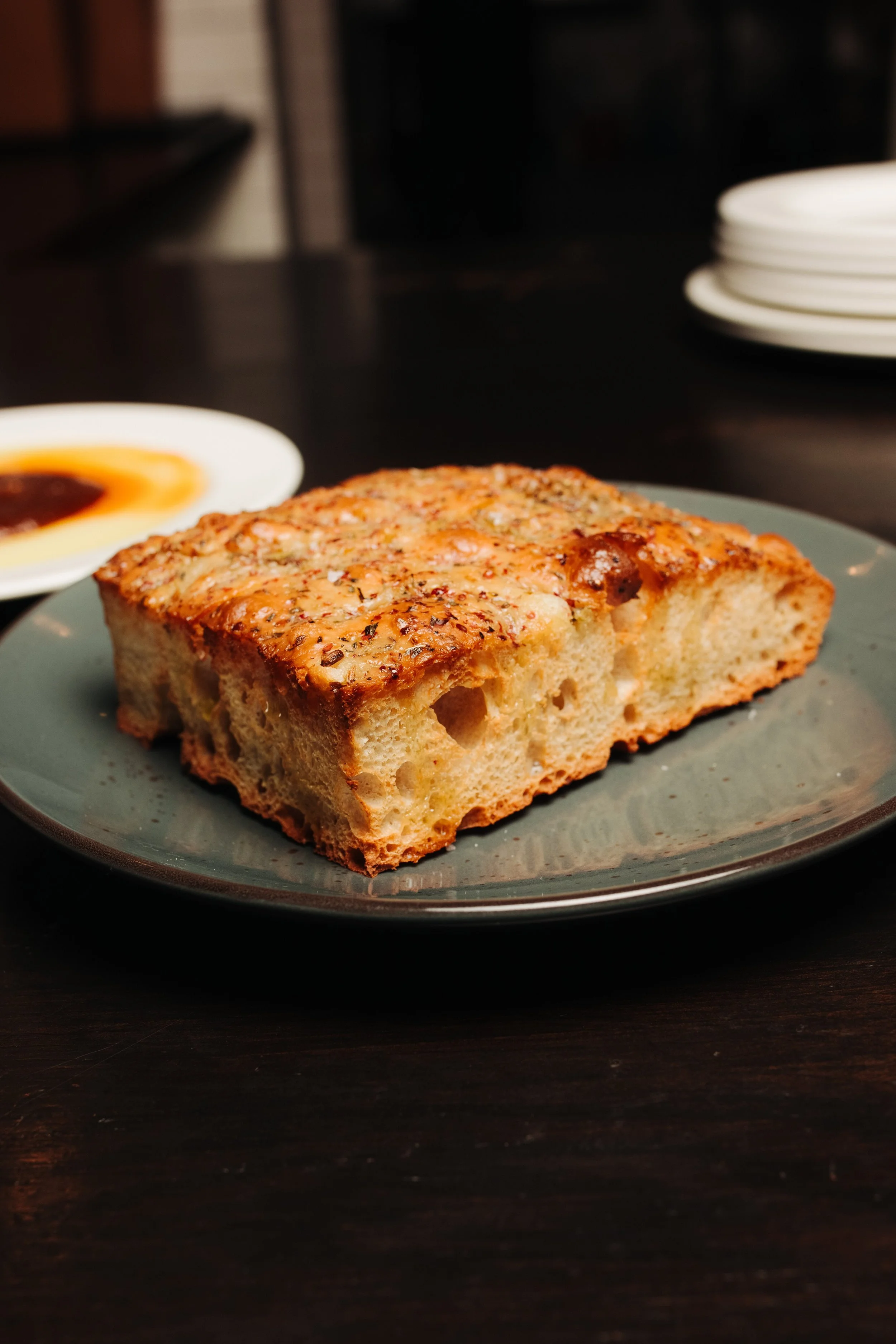 Chef Melanie Steehler Darkalino Restaurant Seattle Focaccia
