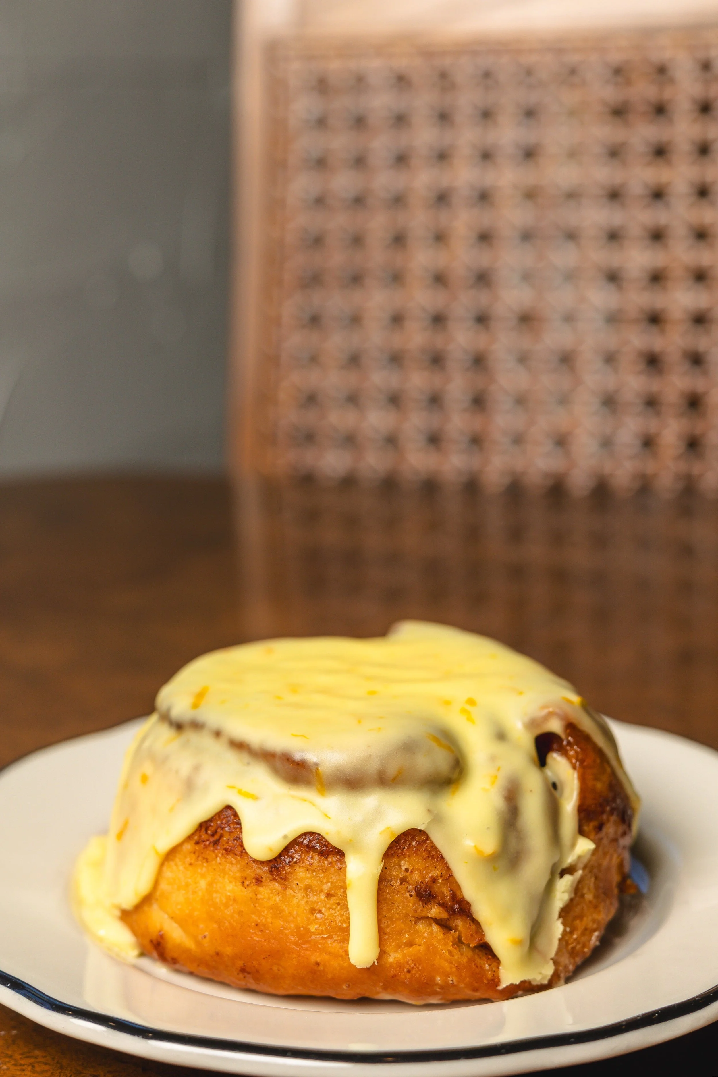 Lutra Cafe & Bakery Durham American Tobacco Campus Orange bun