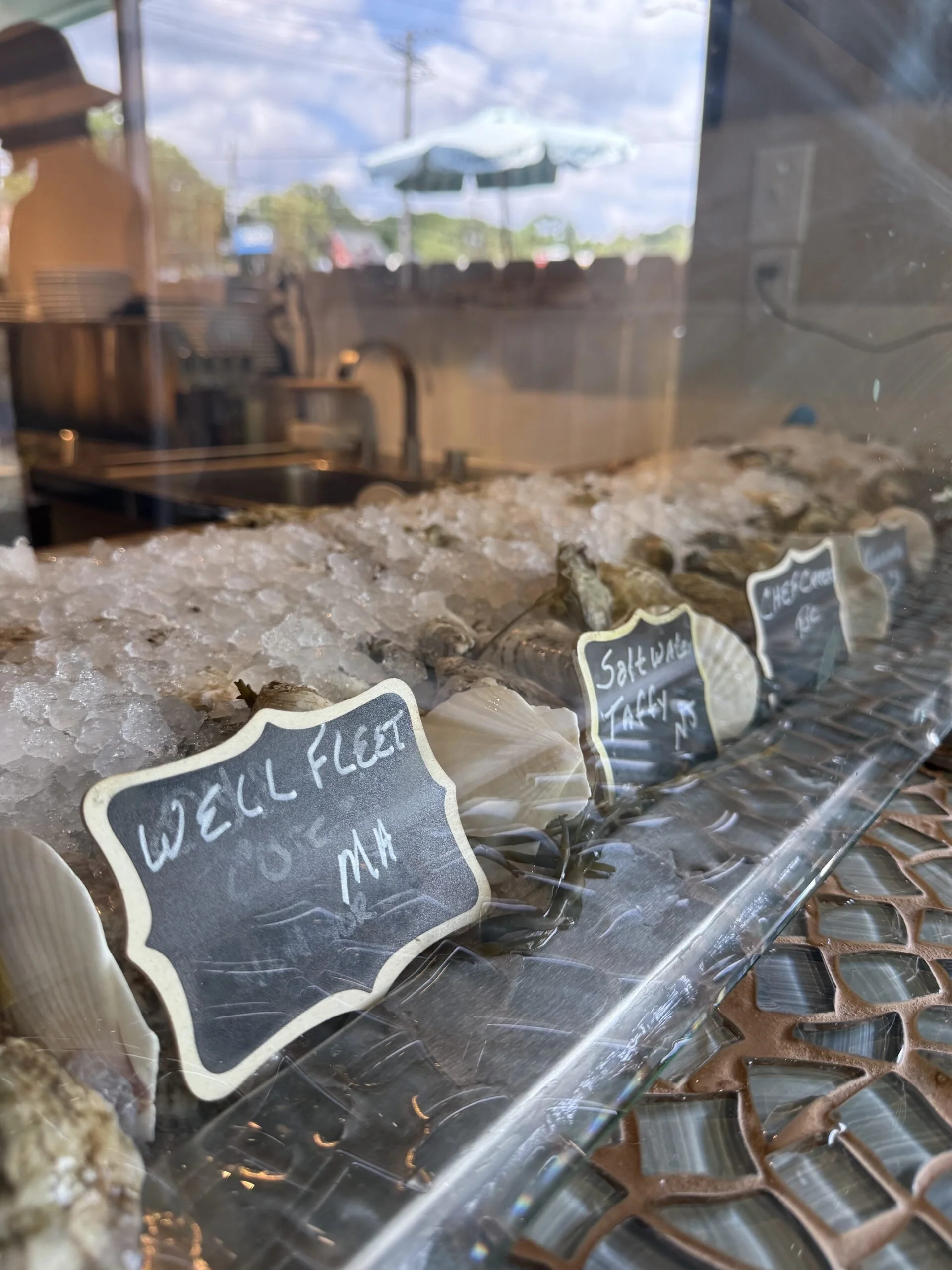 Brandon Chrostowski Edwin's Oyster Bar counter