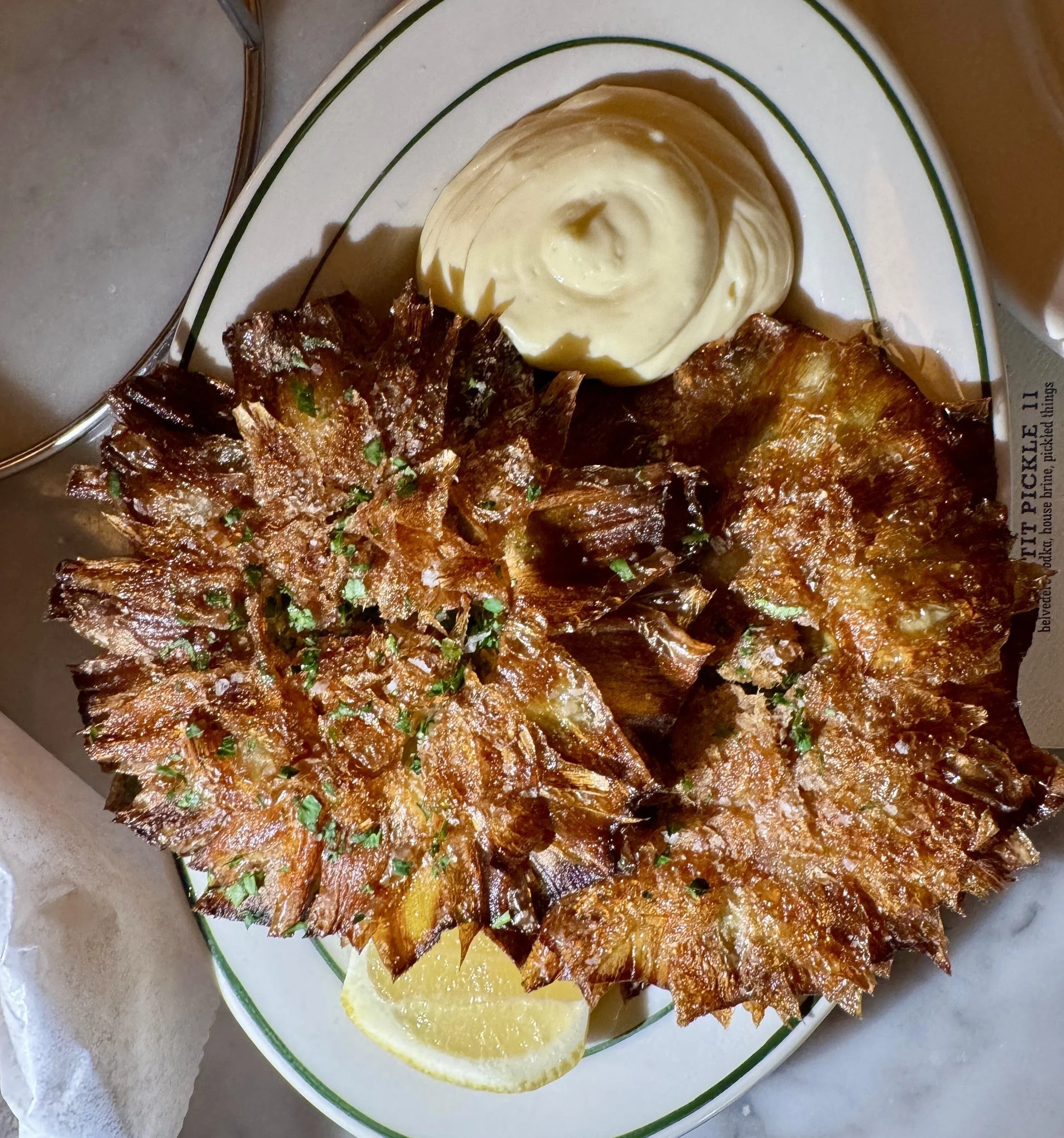 Wynwood Walls Pastis Restaurant Miami Artichokes