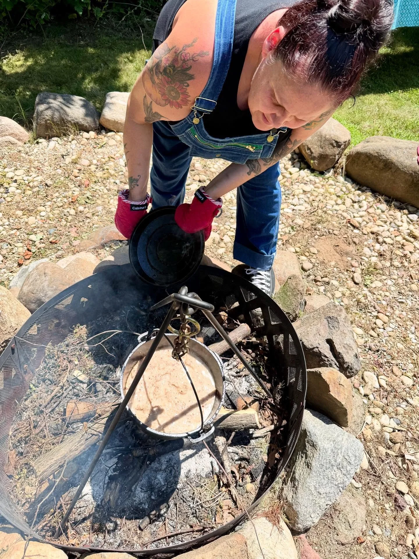 Chef Elena Terry Tall Grass Madison Wisconsin Live fire