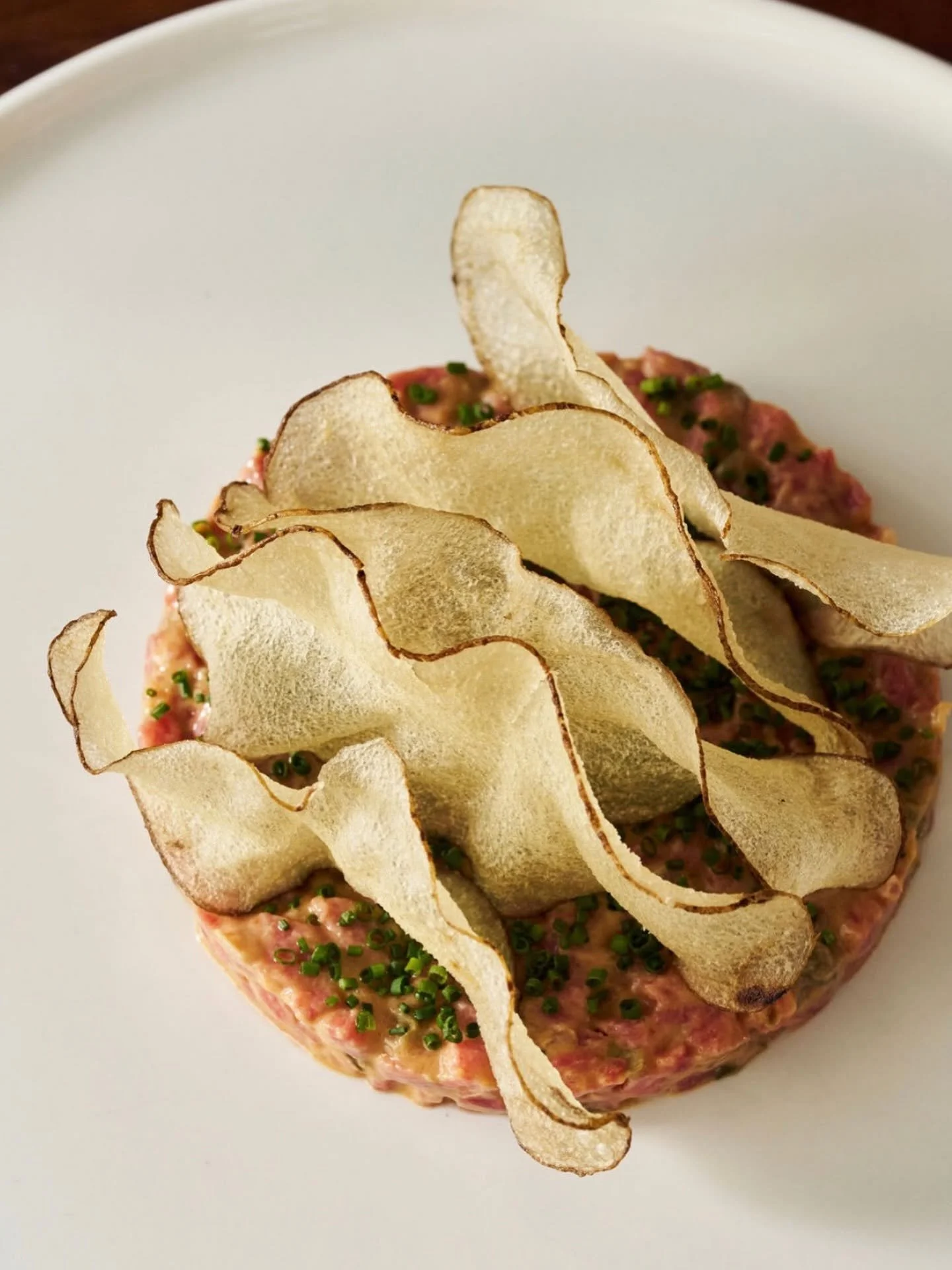 Marbled & Fin Restaurant Savannah Beef tartare