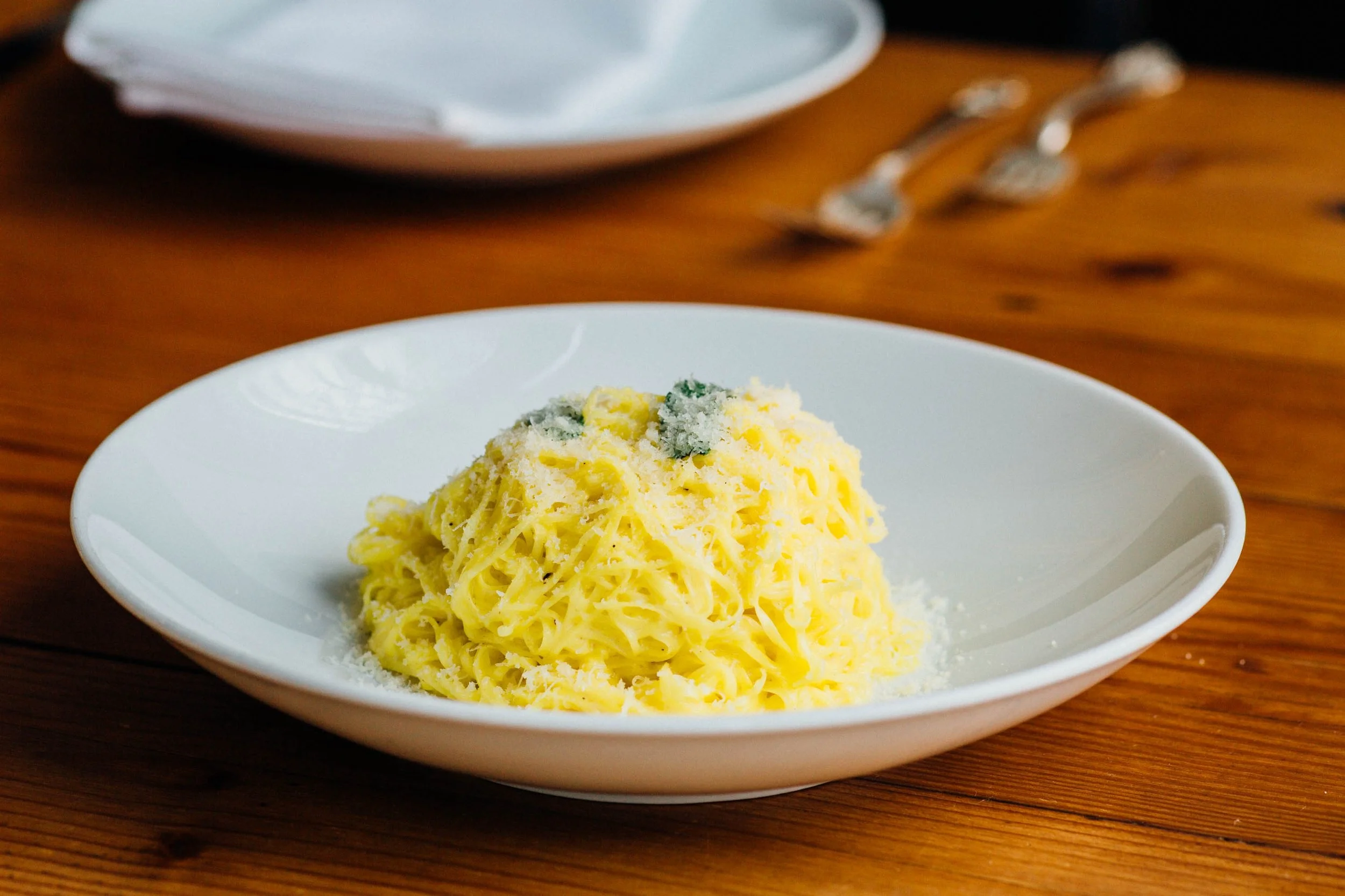 Pasta Spinasse Chef Stuart Lane Spinasse Artusi Seattle