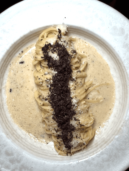 Ava MediterrAegean Restaurant Coconut Grove Truffle spaghetti