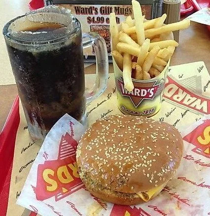 Ward's Restaurant Mississippi Cheeseburger