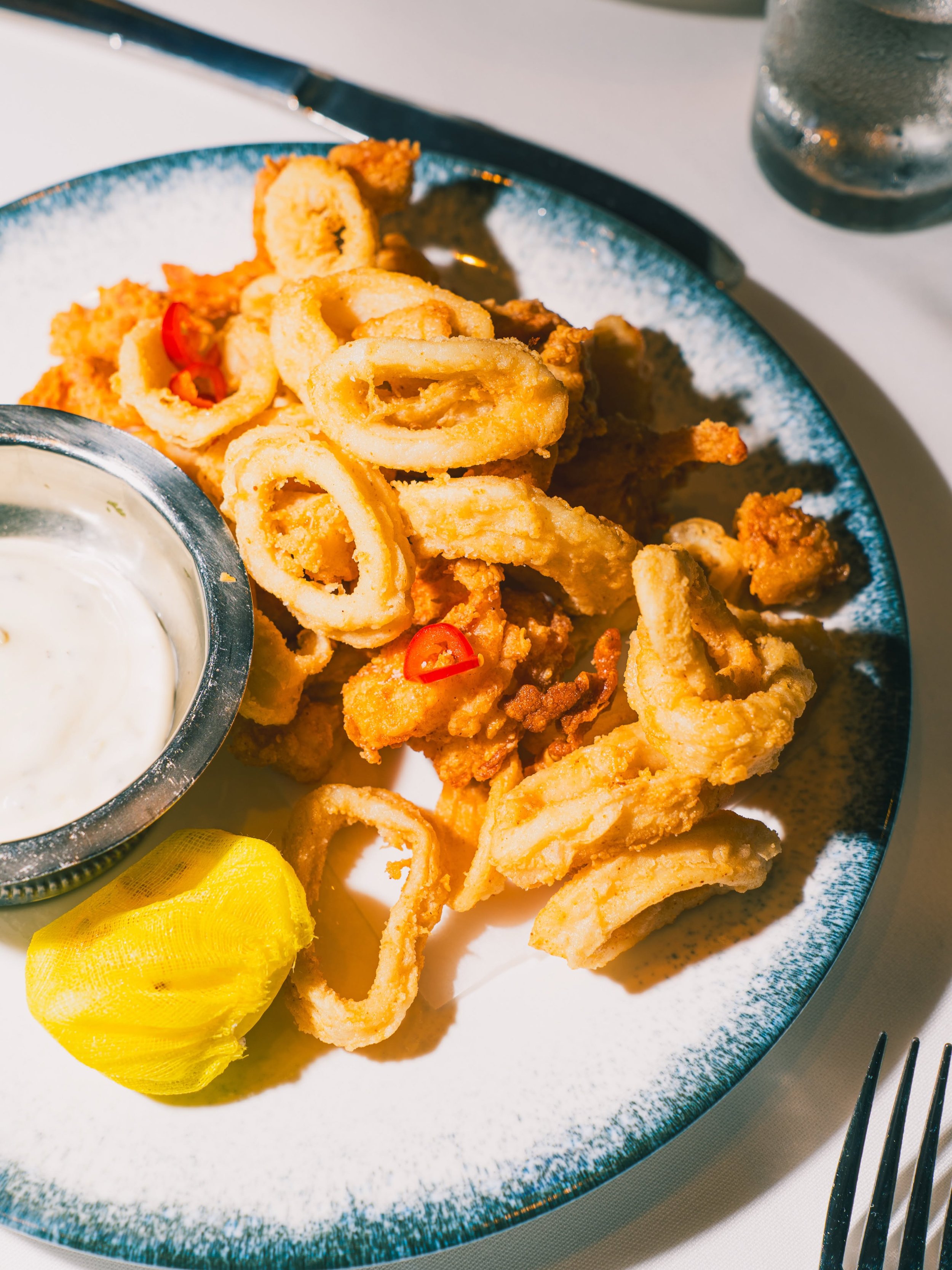 Aqualine Restaurant Staten Island New York Calamari