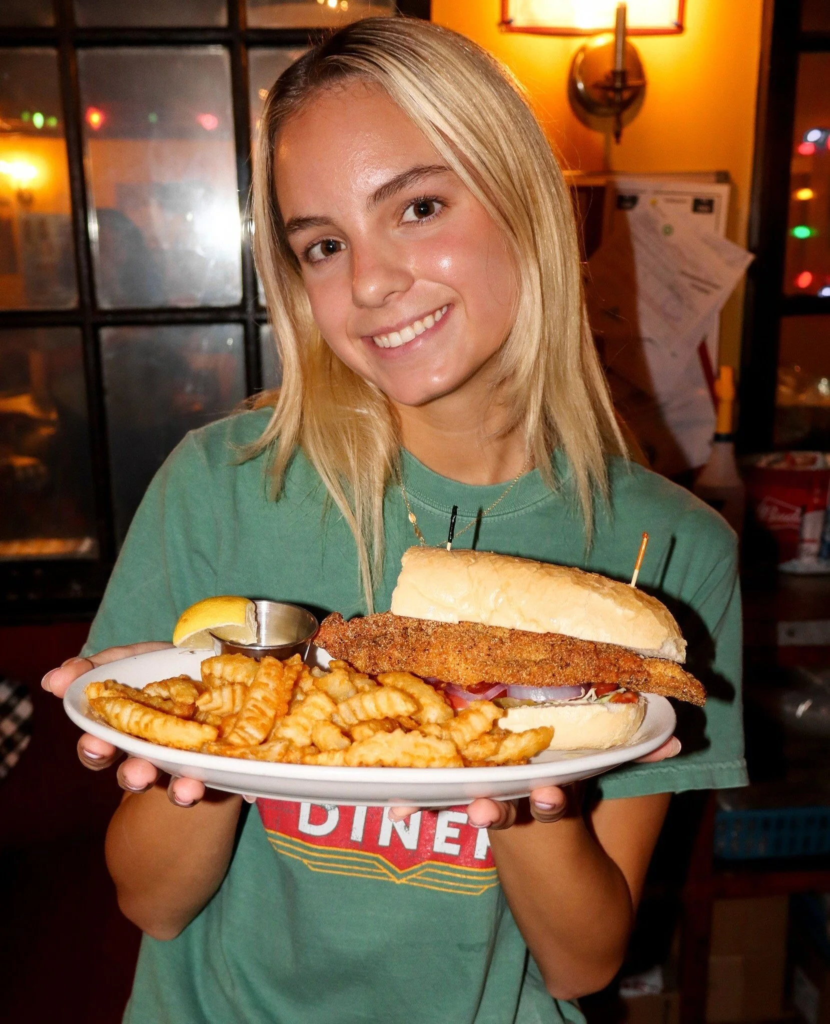 Ajax Diner Oxford Mississippi Best Restaurants Catfish po-boy
