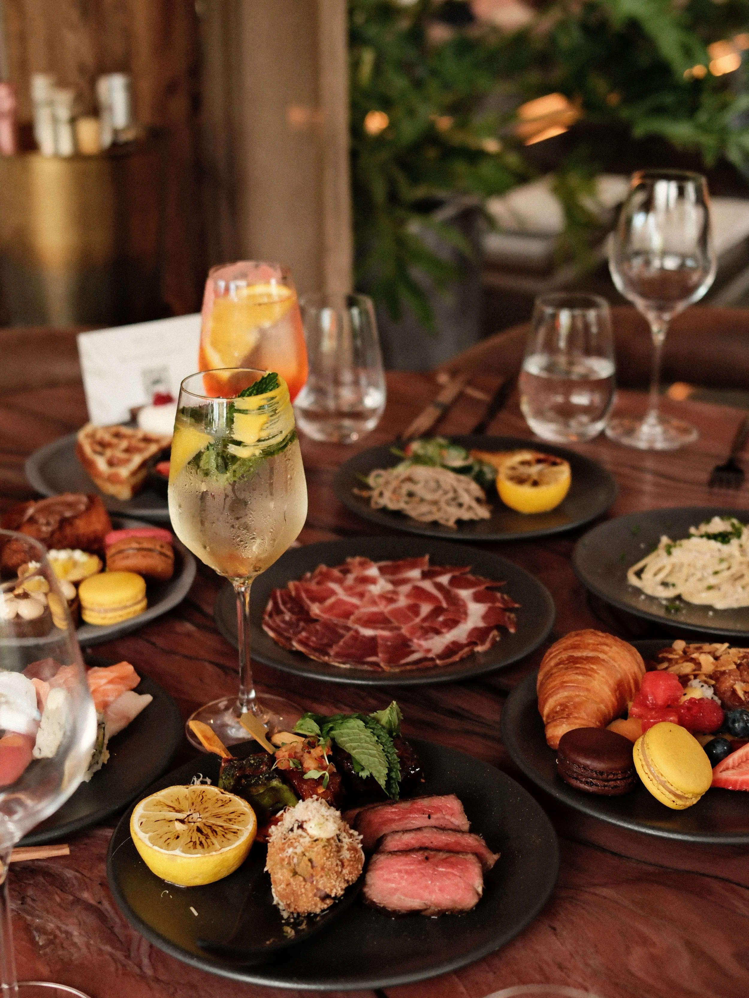 Mila Restaurant Miami Beach brunch buffet meats