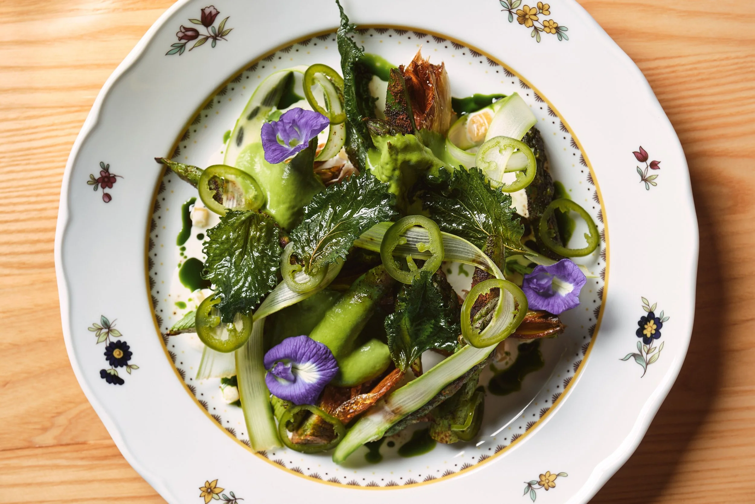 Michael Commins Executive Chef Rocca Restaurant Tampa Asparagus