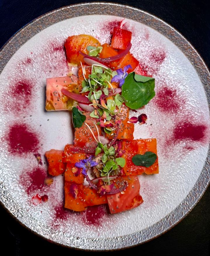 Francesco Martucci Miami Restaurant Review Tomato and papaya salad