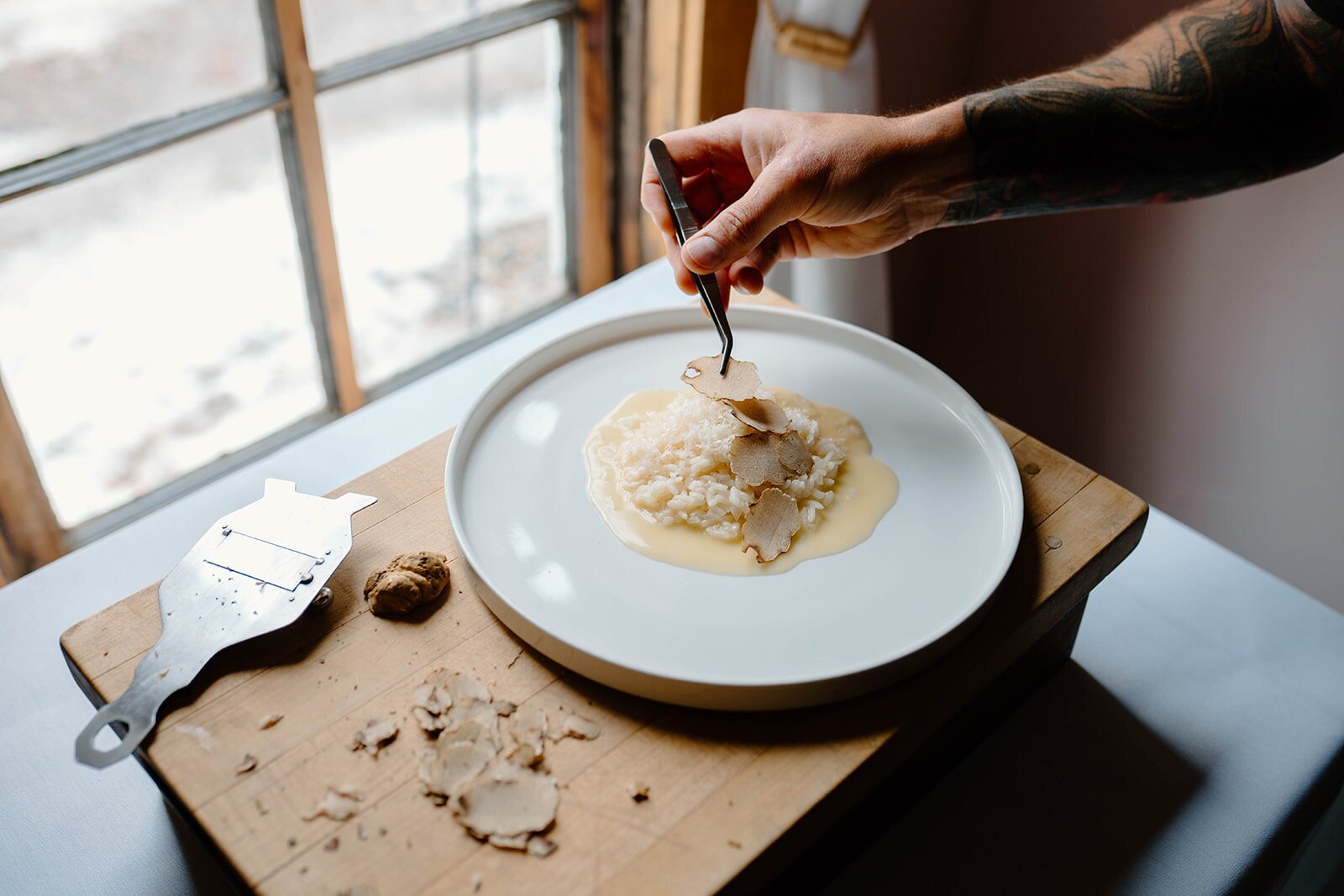 Soupçon John Leonardi Truffle Risotto, photo by Dani Hansen