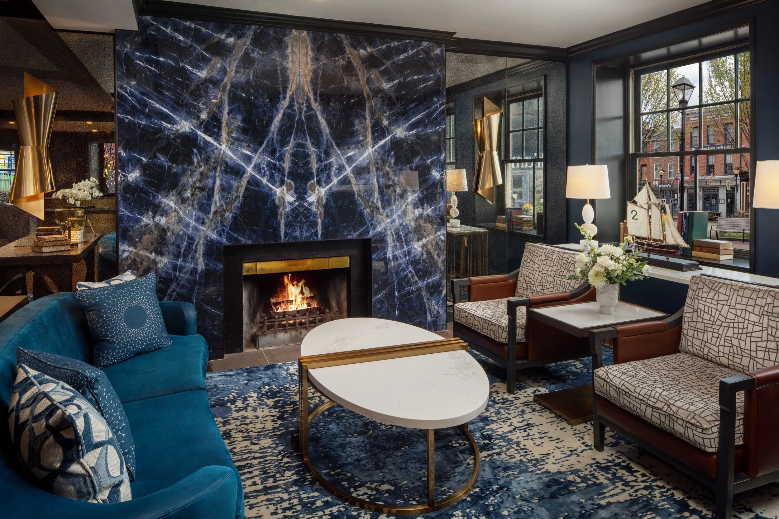 The Front Lobby Fireplace Seating