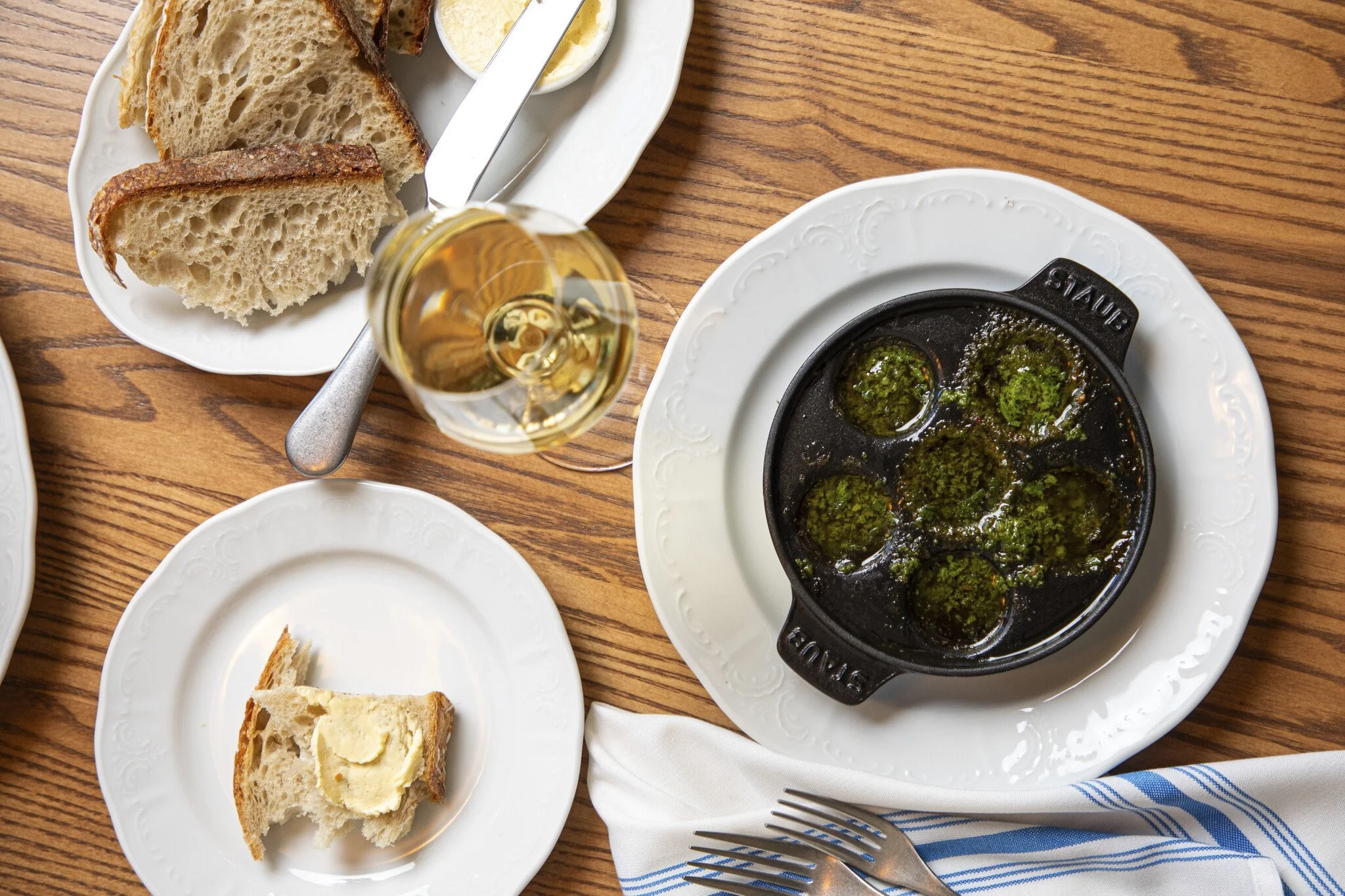 Chef Patrick Teagle Feliciana Bistrôt Covington Louisiana Escargot