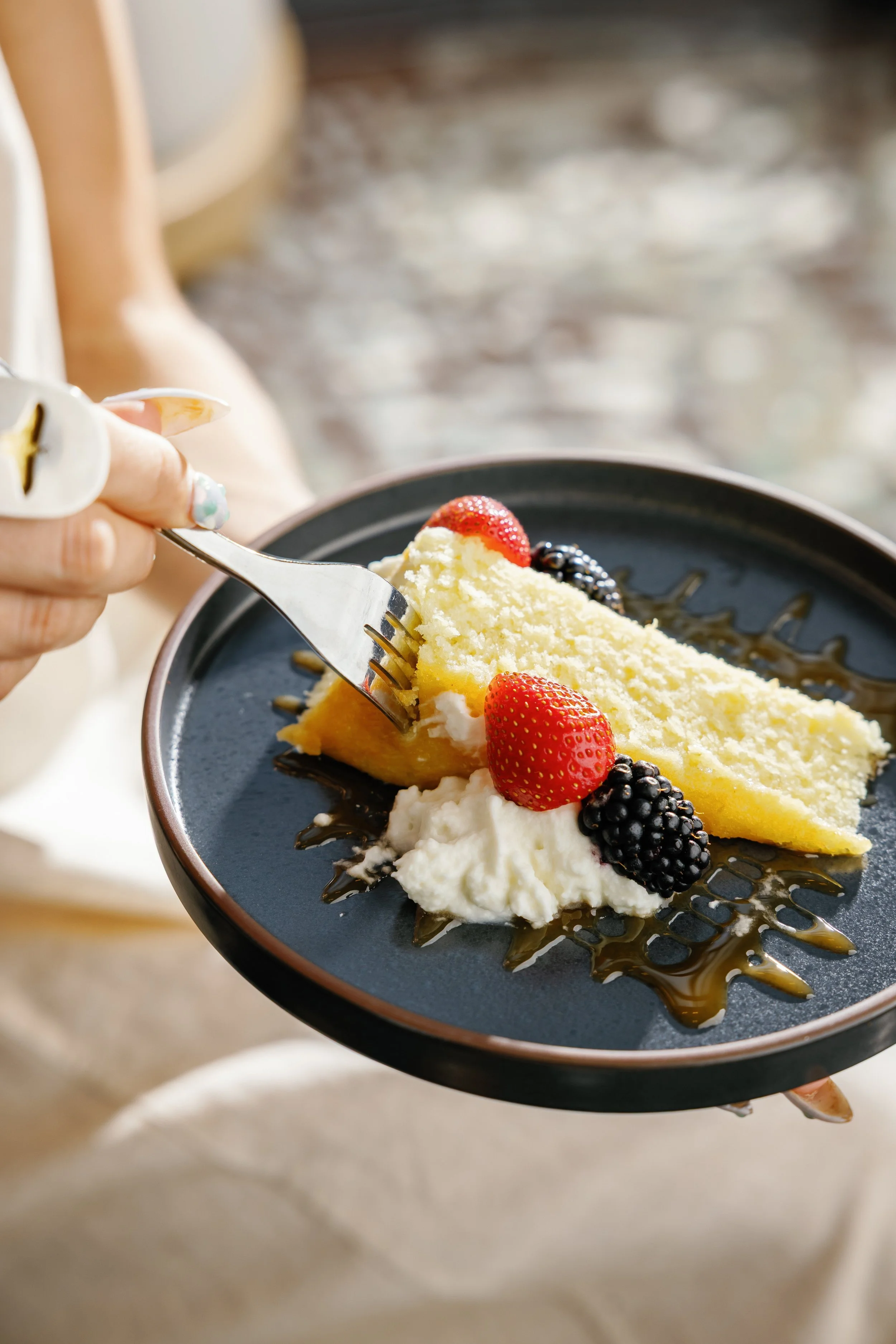 Chef Rakim Gaines Capella on 9 AC Hotel Asheville North Carolina Cake