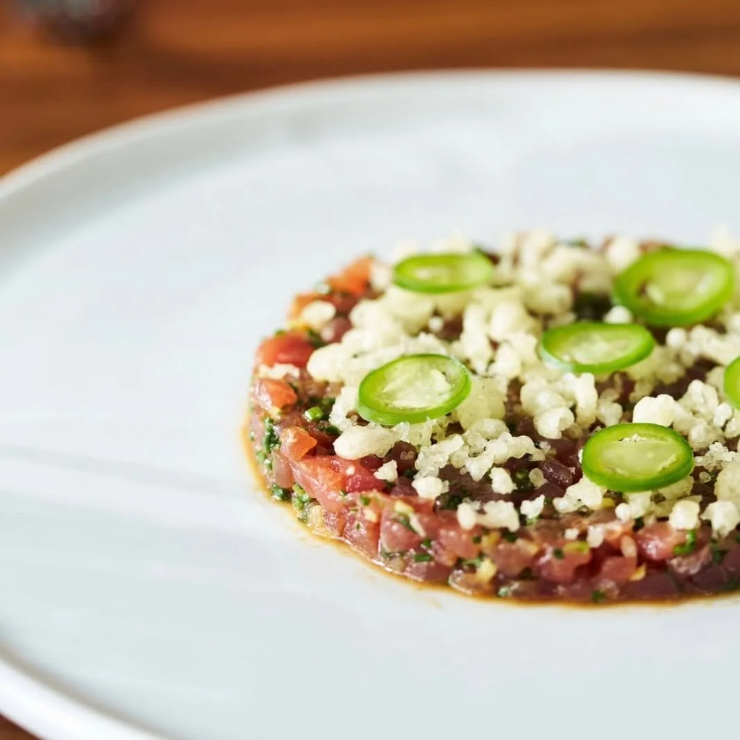 Marbled & Fin Restaurant Savannah Tuna tartare