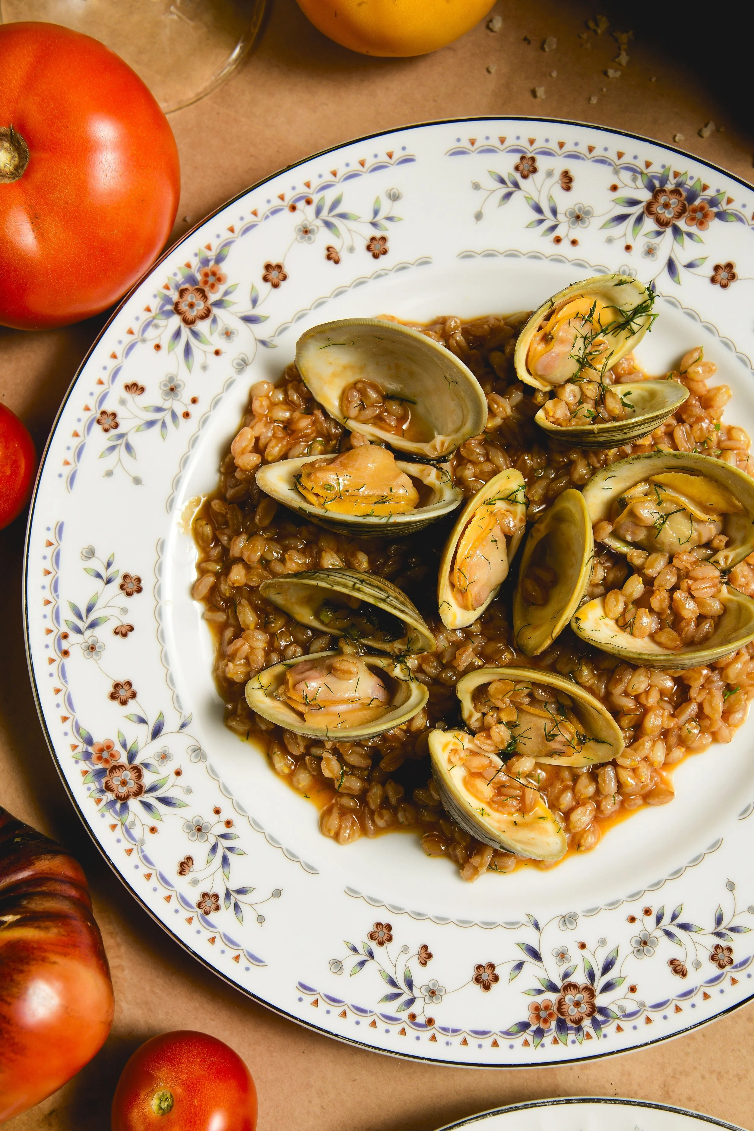 Clam Farro Risotto Bella Miami