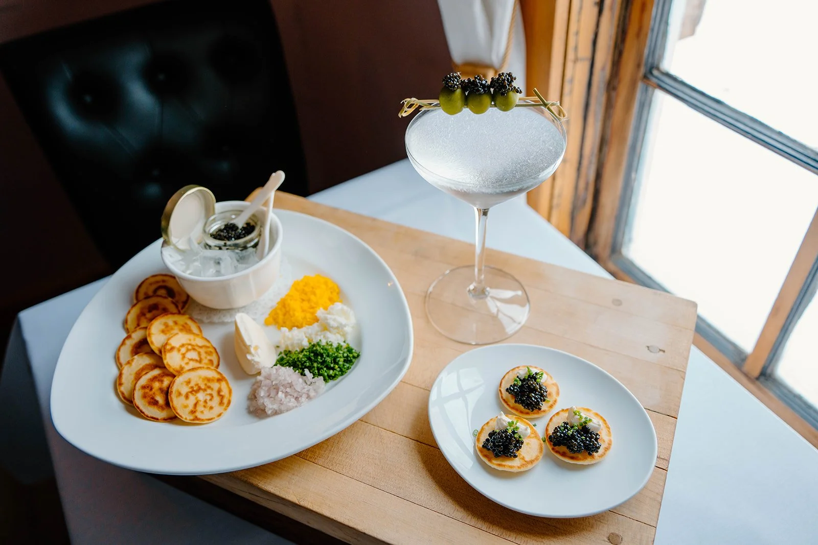 Caviar Service photo by Dani Hansen