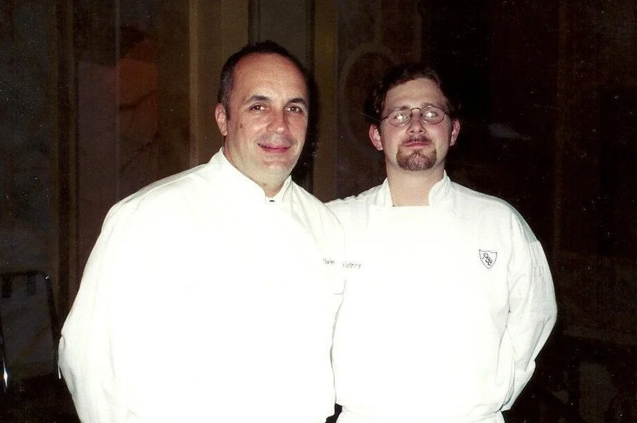 Chef Brian Walter with Luc Pasquier
