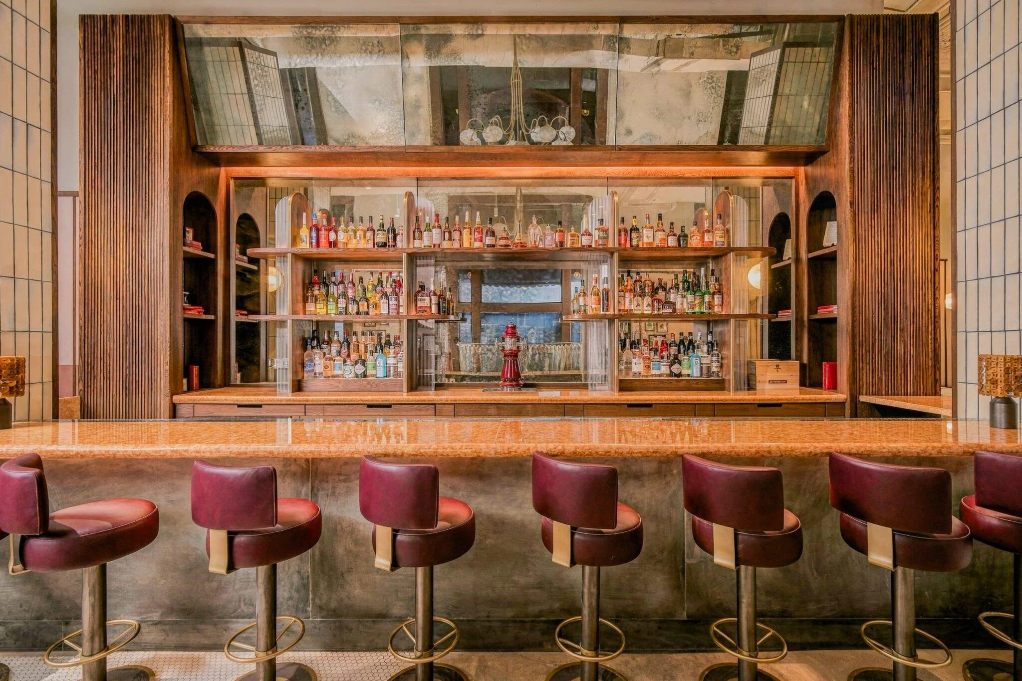 Le Flâneur Restaurant Savannah Georgia Chef Zach Chancey bar