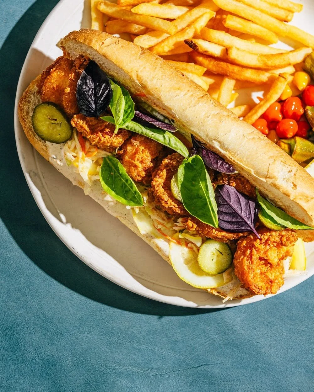 Chef Dean Neff Wilmington Seabird po-boy