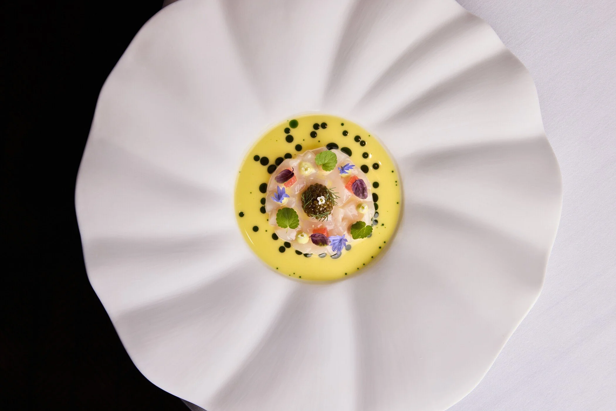 Orkney Scallop Ceviche Chef Michael Caines The Stafford London