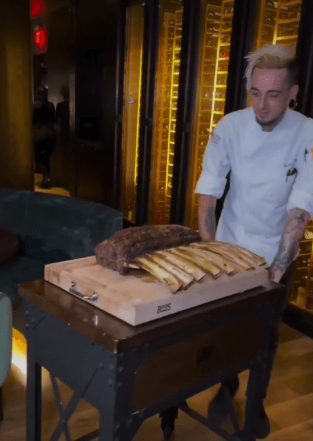 One Steak House $1500 tomahawk Las Vegas Most Expensive Meals