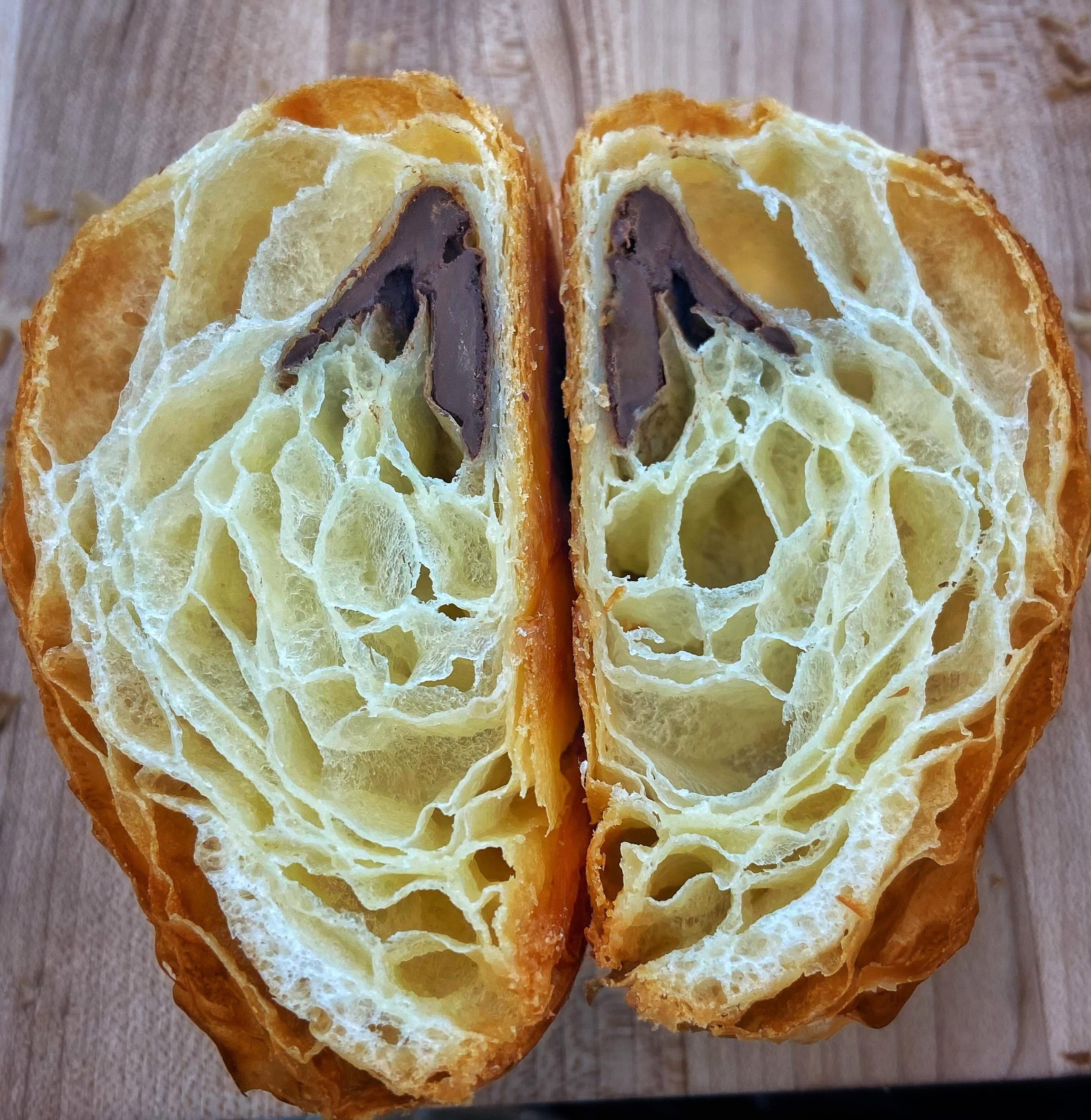 Apizza Alimentari Restaurant Syracuse New York Chocolate croissant