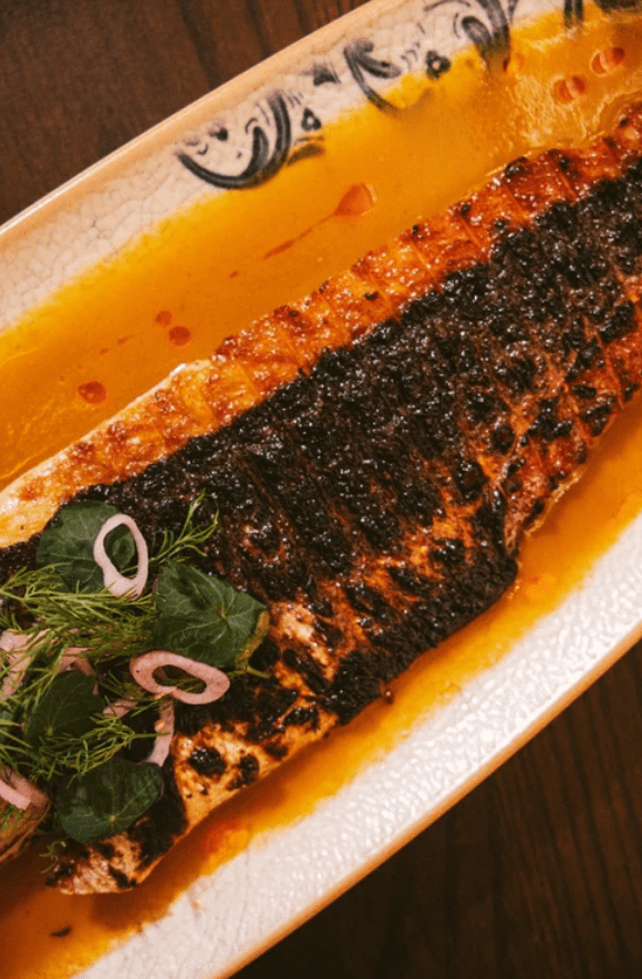 Muhājir Restaurant Chicago Chef Zubair Mohajir fish