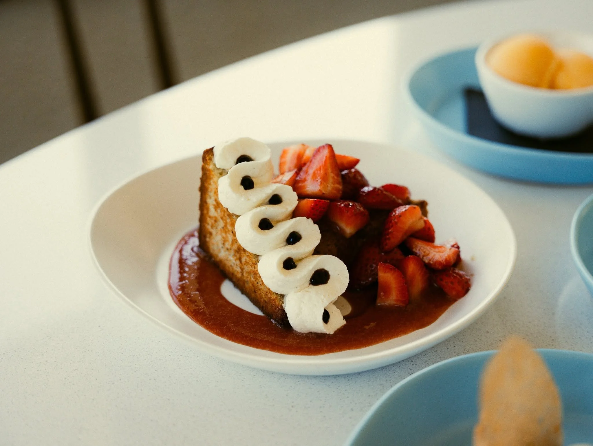 Chef Bill Briand Little Bird Fairhope Alabama strawberry shortcake