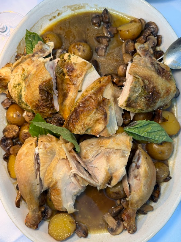 Bagatelle Miami River Restaurant Review Baked chicken