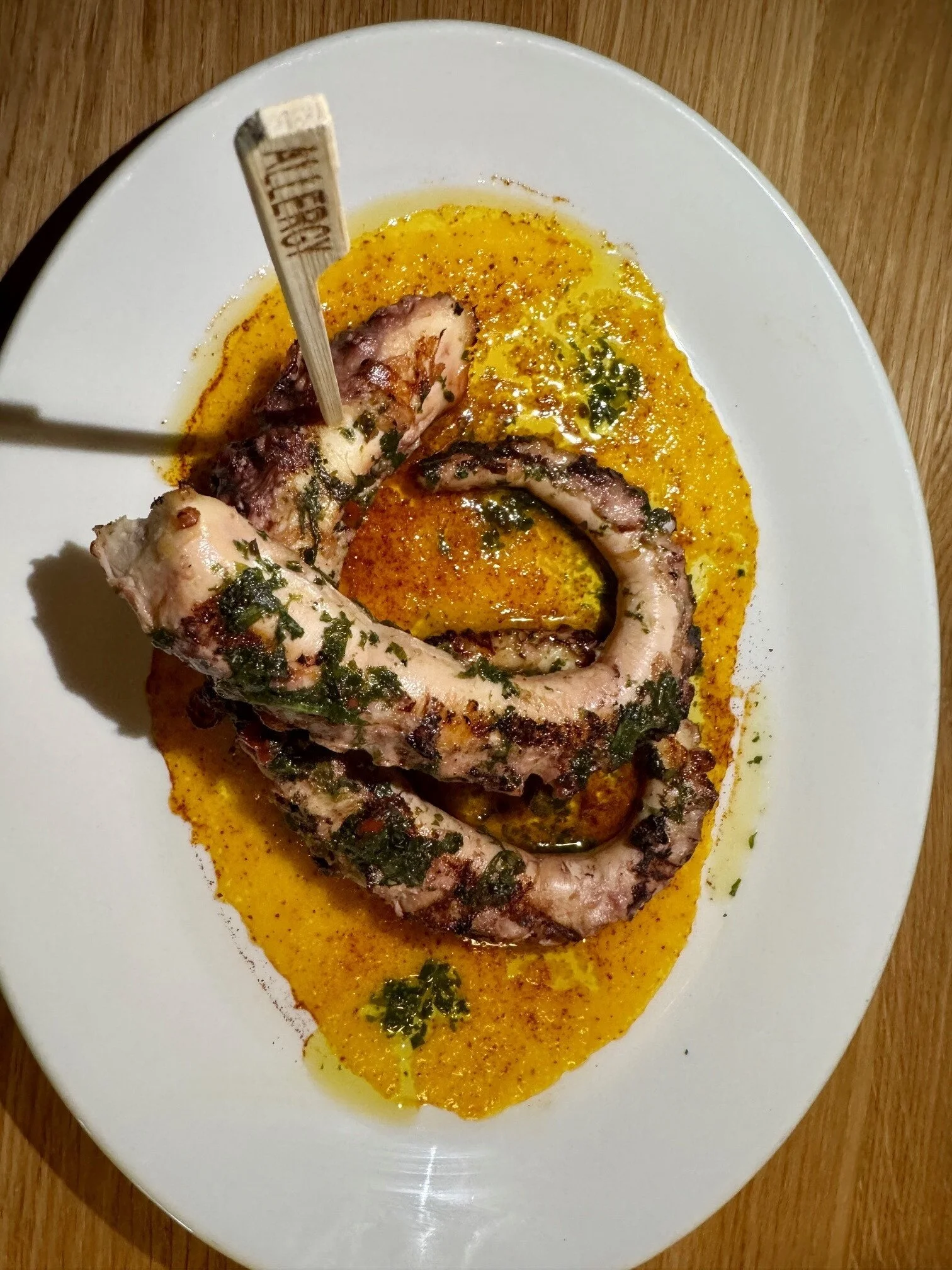 Del Mar Restaurant Auberge Fort Lauderdale Beach Octopus