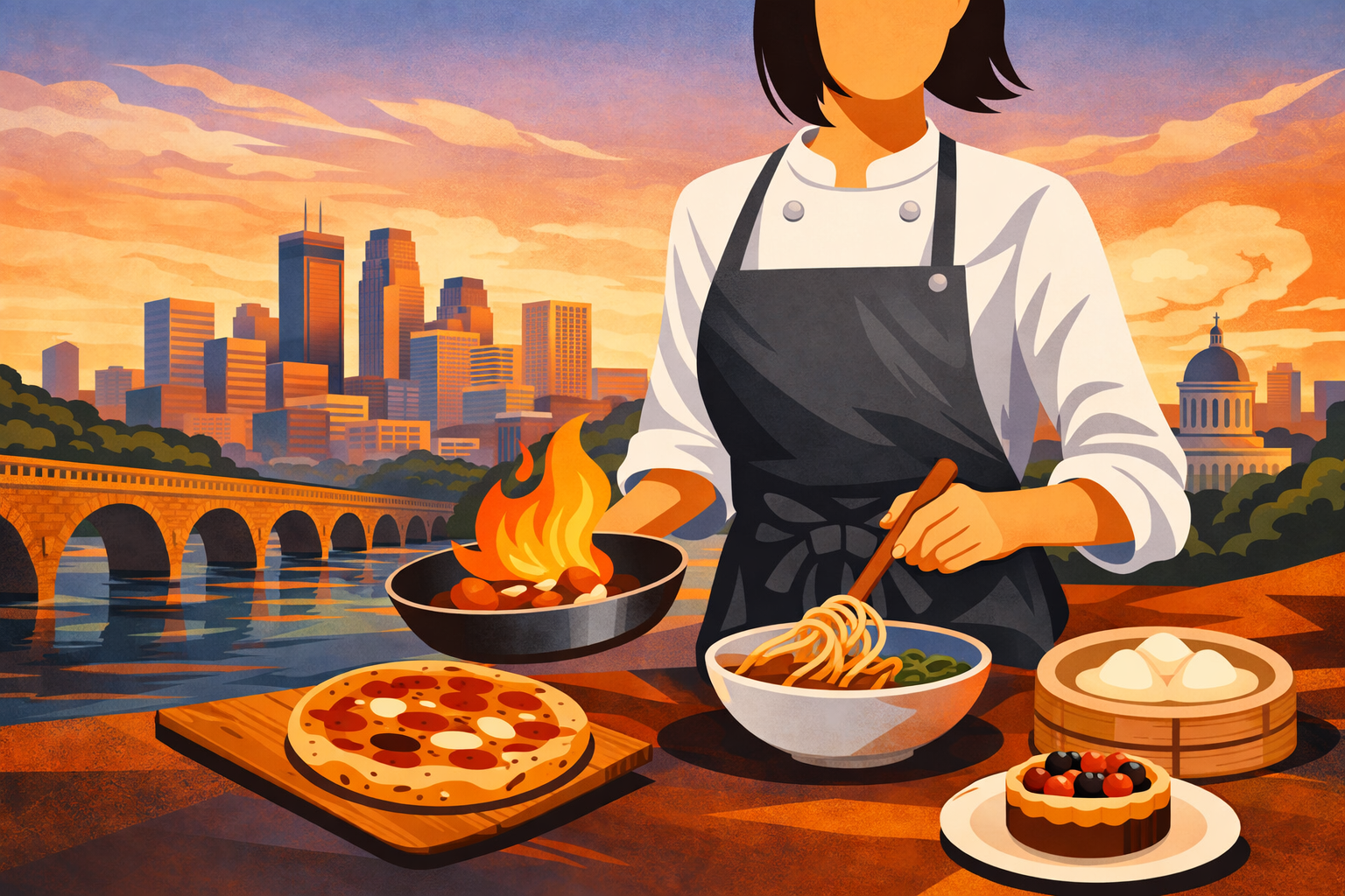 Twin Cities female chefs