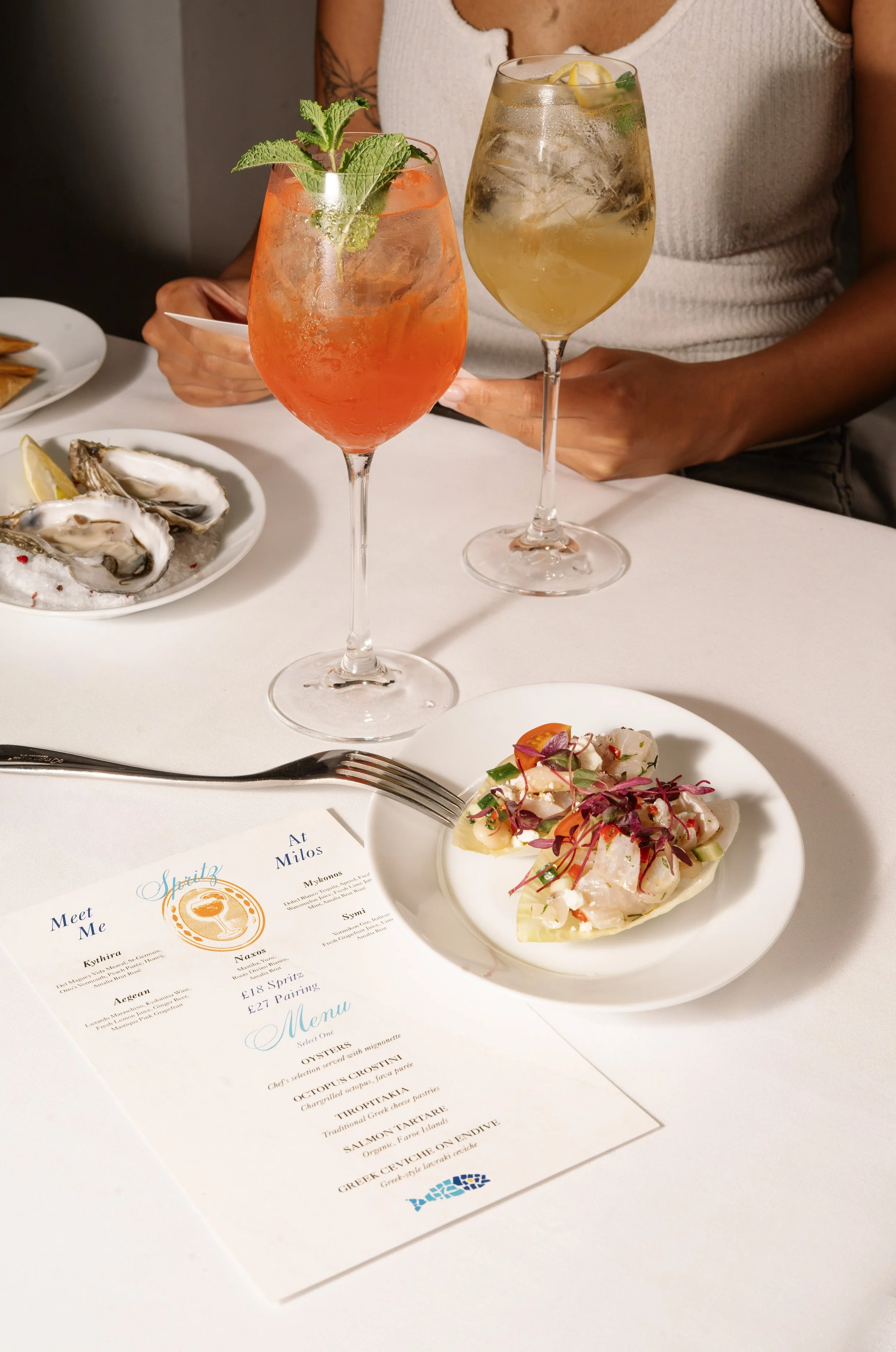 Estiatorio Milos Midtown Manhattan New York Happy Hour