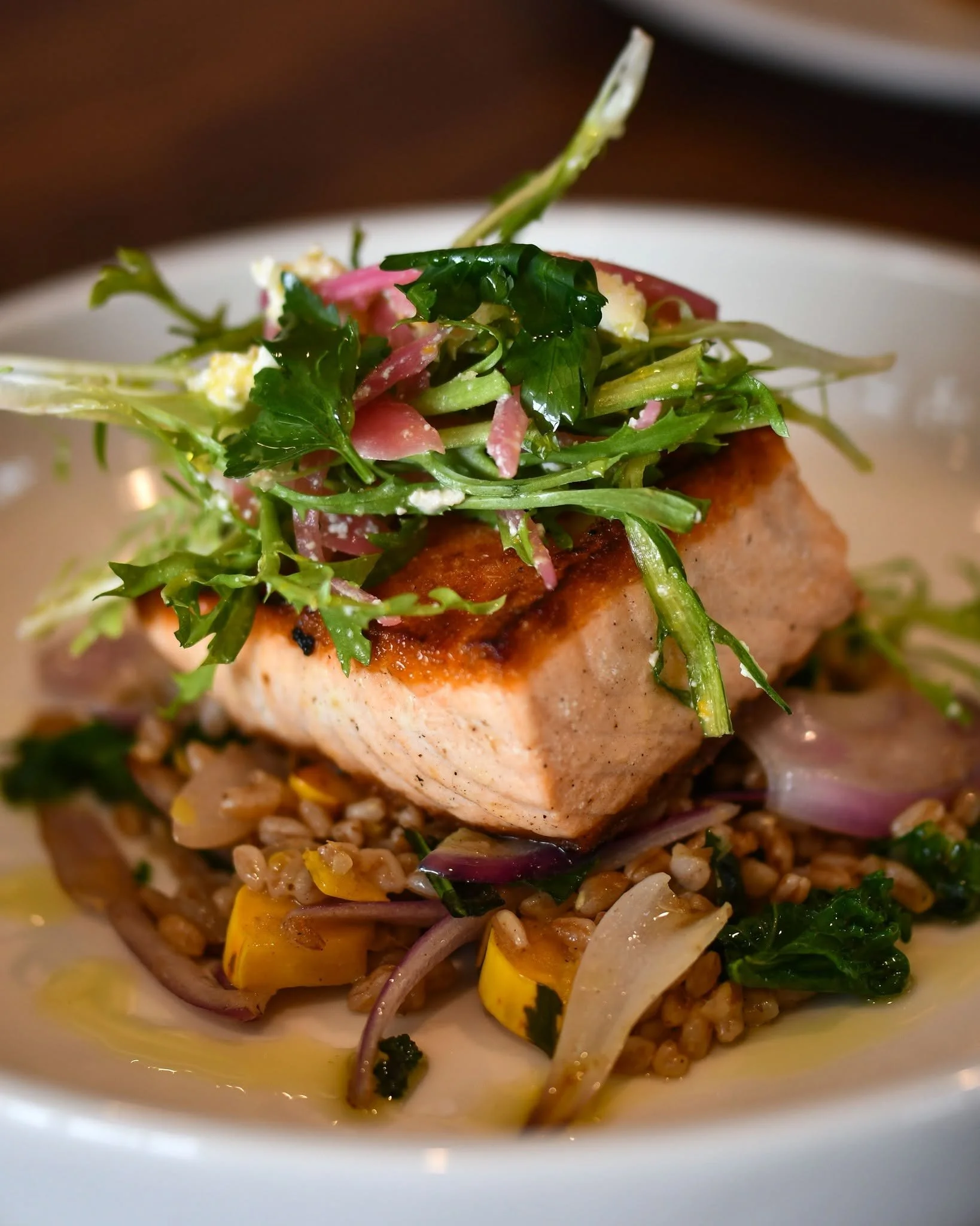 The Lawrence West Lafayette Indiana Best Restaurants salmon