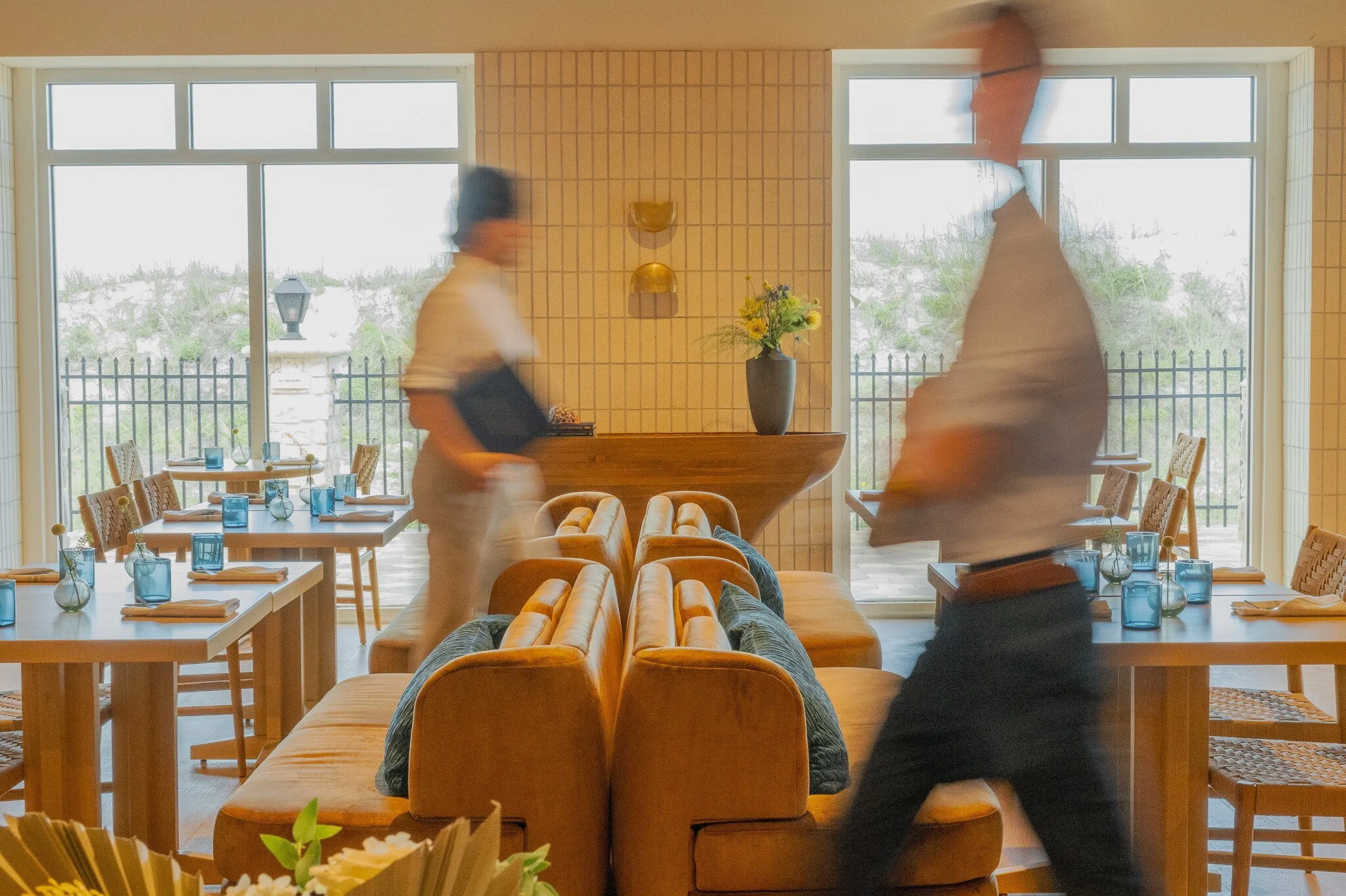 Coastal Farmer Restaurant Atlantic Beach Chef Daniel Tederous Dune House Hotel & Spa Dining room