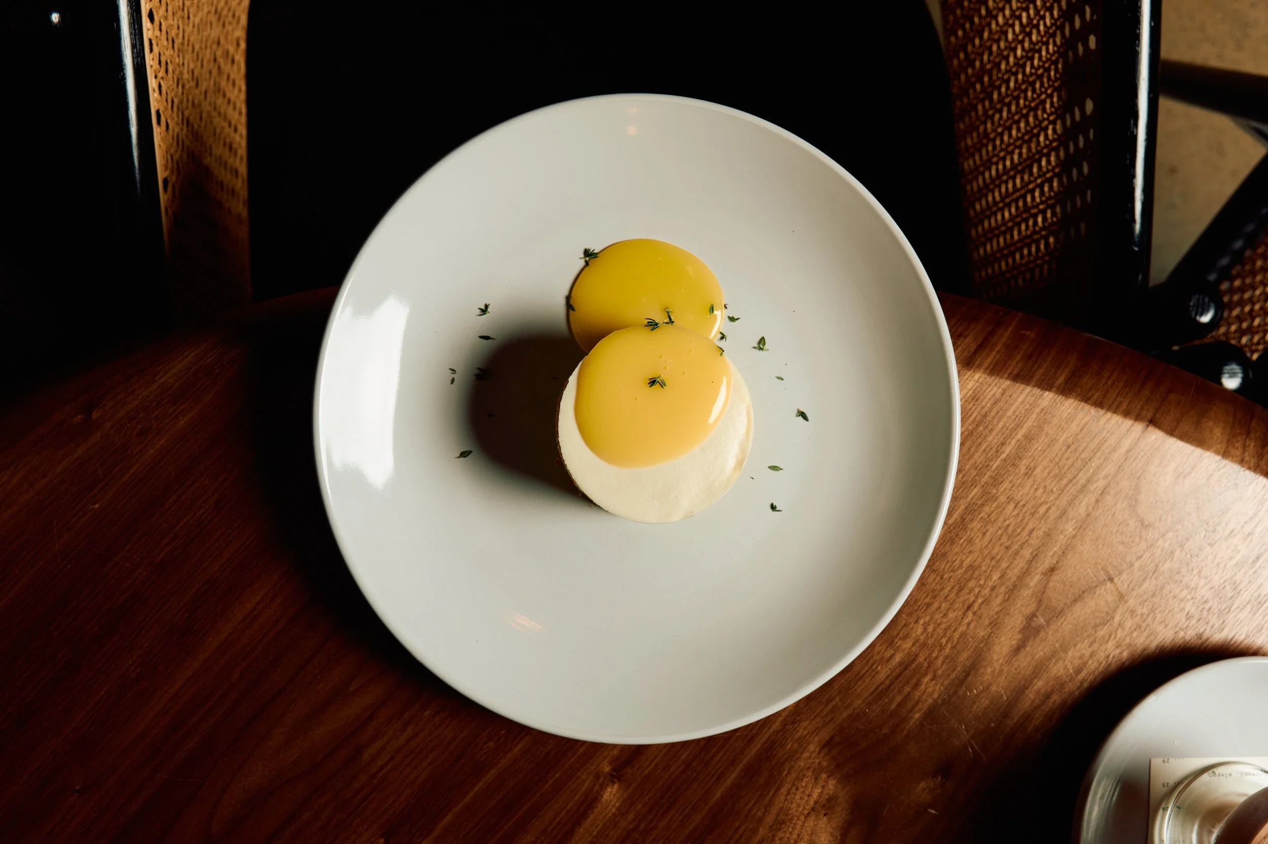 Meyer Lemon Cheesecake credit Mason Erwin Geri-Martha O'Hara Pizza Grace Birmingham Dessert merengue