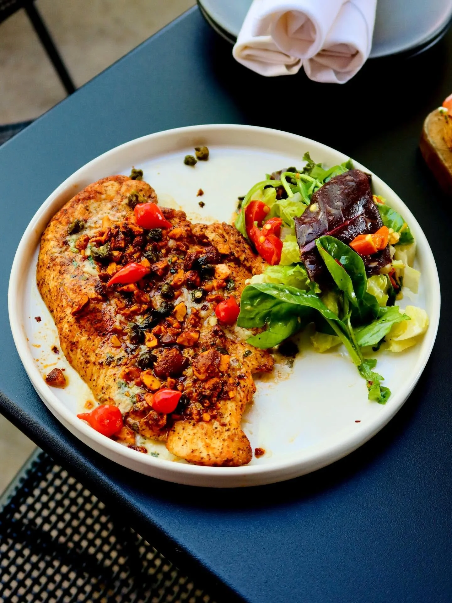 Postino Wine Cafe Plaza Midwood Charlotte North Carolina chicken